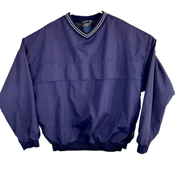 Vintage Sunderland of Scotland Windbreaker Mens Large Navy Weatherbeater - Picture 1 of 6